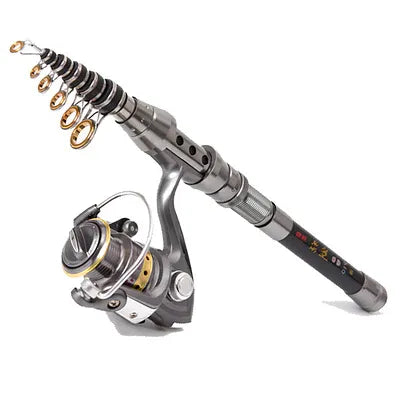 Vara de Pesca Telescópica Extreme - 1.8 Metros | ReFisher - ReFisher - Construindo Histórias de Pescador loja ReFisher, ReFisher, vara de pesca com molinete, Vara de pesca de carbono, Vara de pesca de metal, Vara de pesca profissional, Vara de pescar, vara telescópica