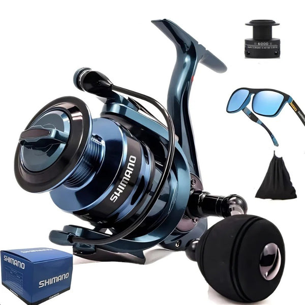 Molinete Shimano - 7 Rolamentos e Drag de 16kg + Óculos Polarizado GRÁTIS! | ReFisher