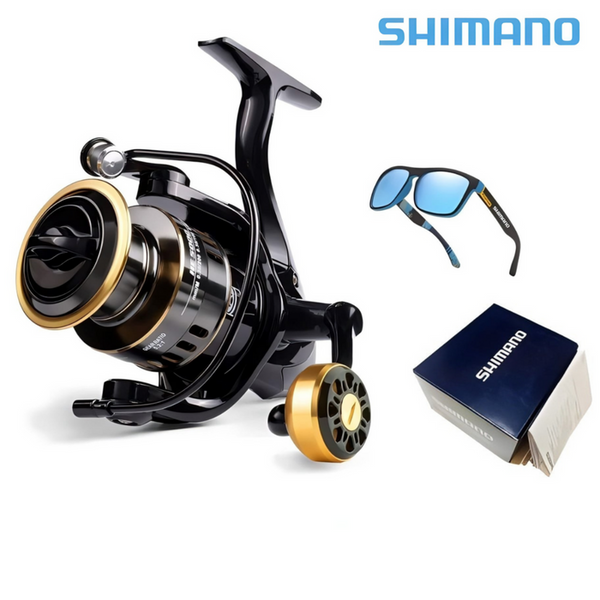 Molinete Shimano Profissional: Drag 15kg, 19 Rolamentos + Óculos Polarizados GRÁTIS! - ReFisher - Construindo Histórias de Pescador