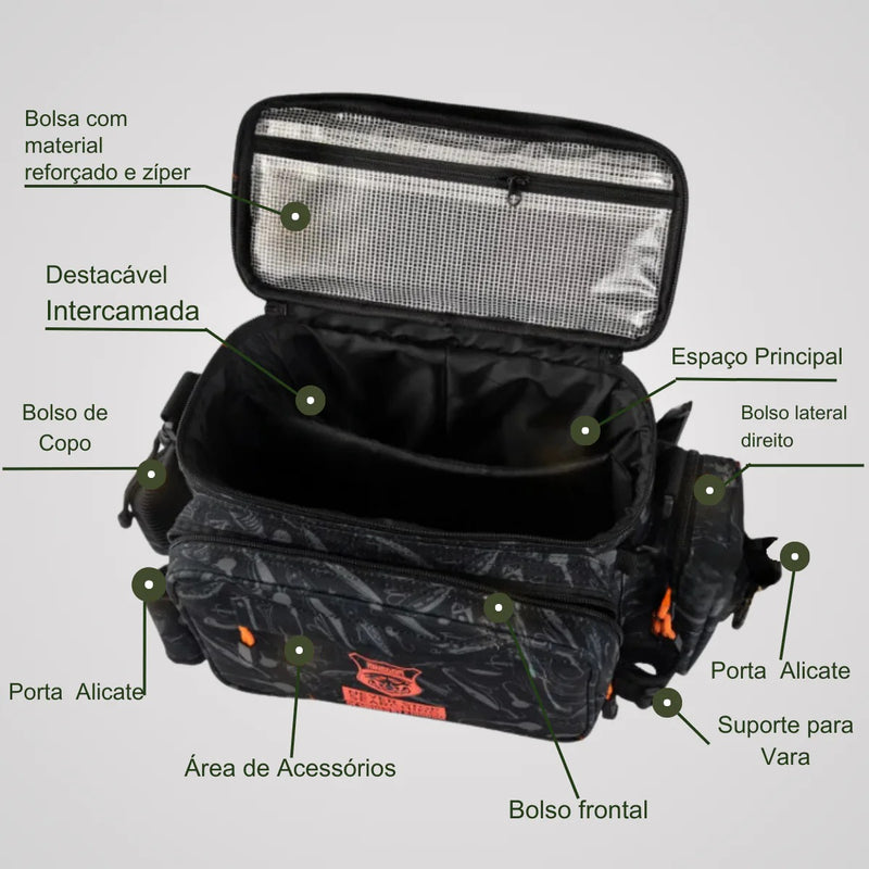 Bolsa de Pesca à Prova D'água AquaGuard - Ultra Resistente! | ReFisher - ReFisher - Construindo Histórias de Pescador bolsa de pesca, bolsa para pesca, loja ReFisher, mochila de pesca, mochila para pesca, ReFisher